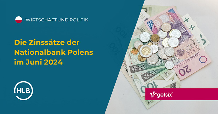 Die Zinssaetze der Nationalbank Polens im Juni 2024