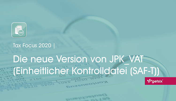 Die neue Version von JPK_VAT (Einheitliche Kontrolldatei (SAF-T)) - Header-Bild