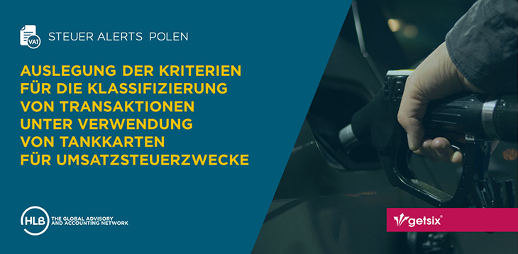 Auslegung der Kriterien für die Klassifizierung von Transaktionen unter Verwendung von Tankkarten für Umsatzsteuerzwecke