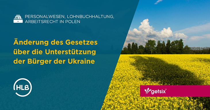 Aenderung des Gesetzes ueber die Unterstuetzung der Buerger der Ukraine