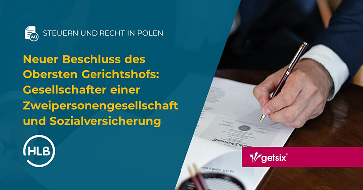 Neuer Beschluss des Obersten Gerichtshofs: Gesellschafter einer Zweipersonengesellschaft und Sozialversicherung