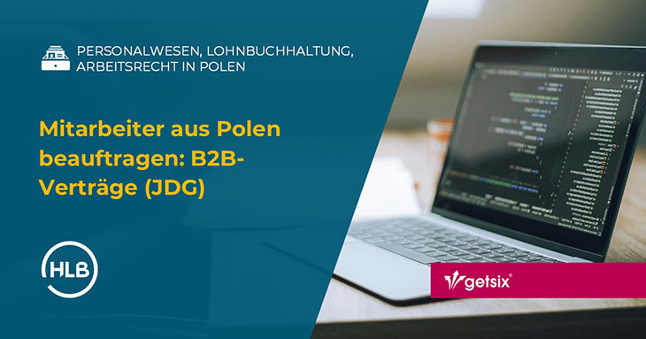 Mitarbeiter aus Polen beauftragen: B2B-Verträge (JDG)